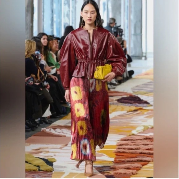 Ulla Johnson Briar Leather Jacket in Mahogany S - Picture 4 of 16